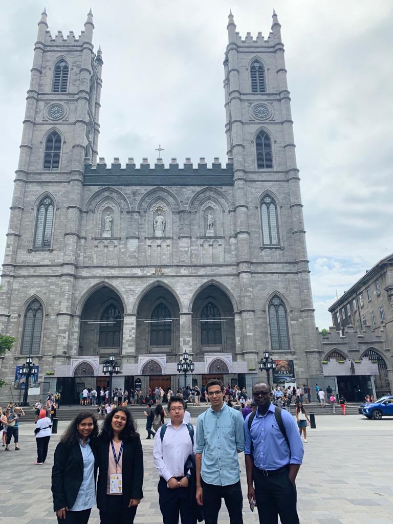 PPP team at Notre Dame Basilica, Montreal